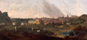 Veduta di Edimburgo, 1759 da William Delacour